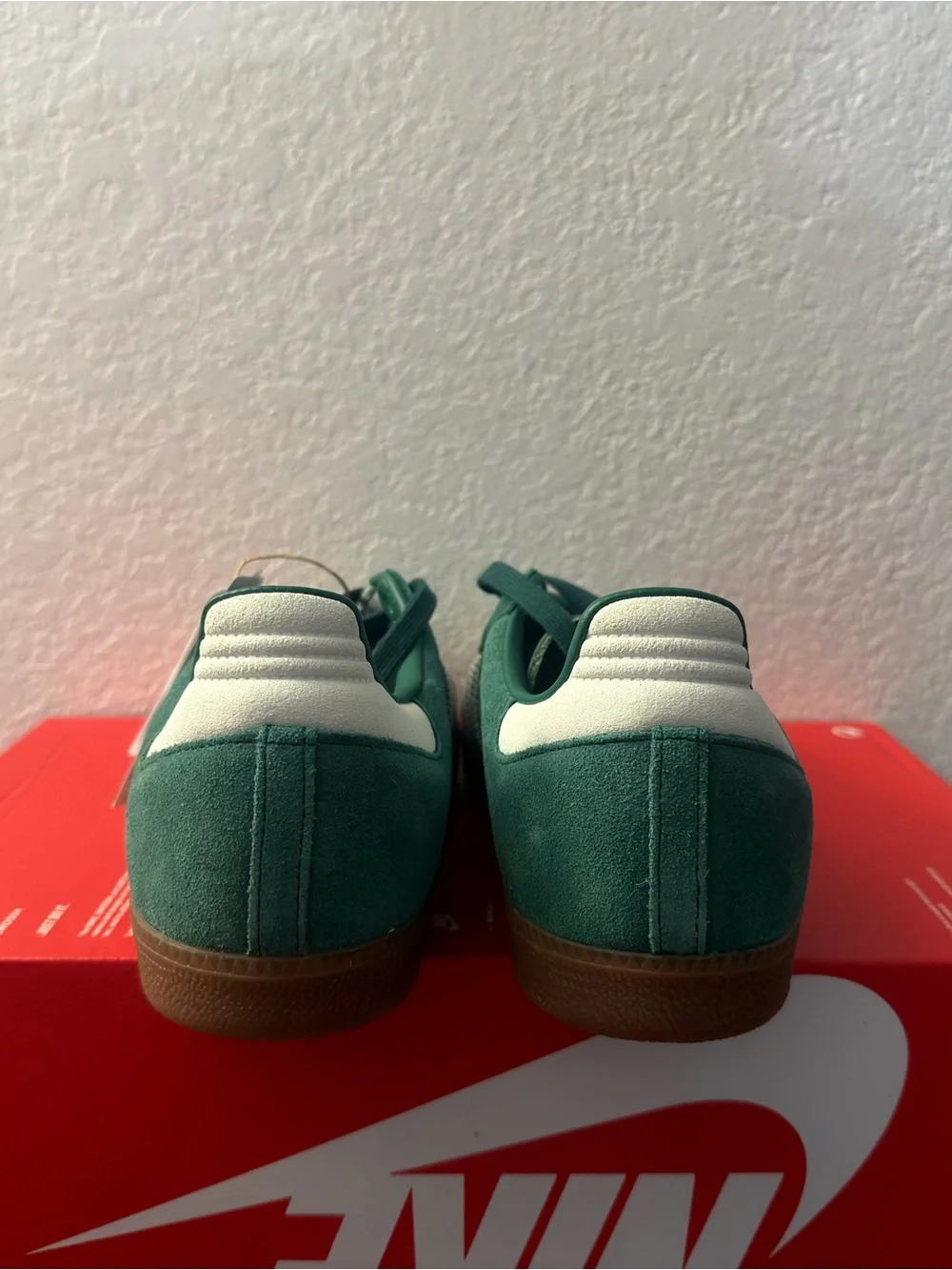 Adidas Samba OG 'Collegiate Green Gum' ID2054 Size 10